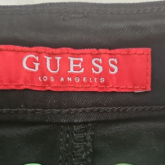 Guess Black and Gold Mini Pencil Skirt - Picture 2 of 16